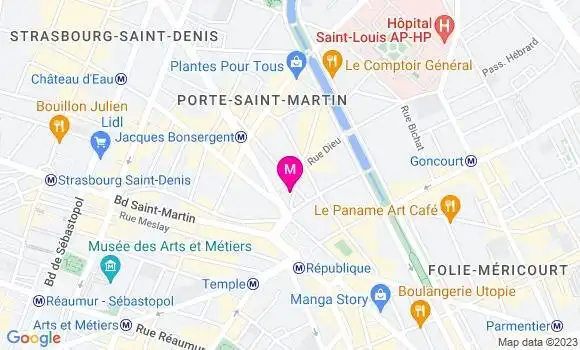 Localisation Restaurant  Les Coupettes