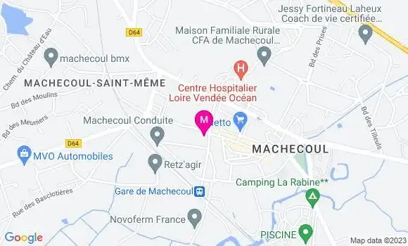 Localisation Bistrot Le Coelho