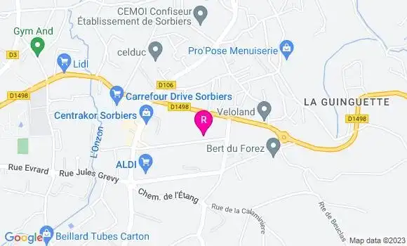 Localisation Restaurant  Toque et Gourmandise