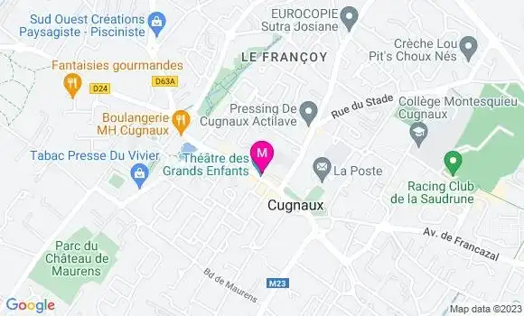Localisation Restaurant  Saveurs des Grands Enfants