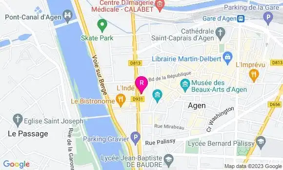 Localisation Restaurant  L