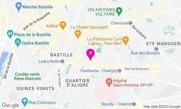 Localisation Restaurant  Mamie Bidoche