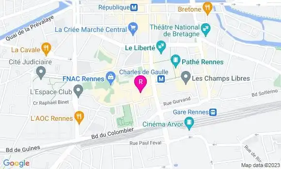 Localisation Restaurant  Big City Diner