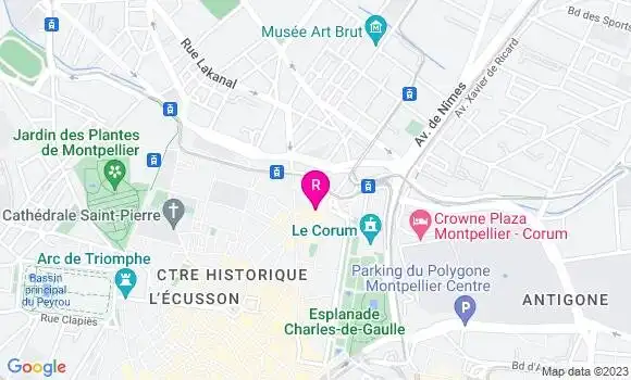 Localisation Restaurant Végétarien La Cabane