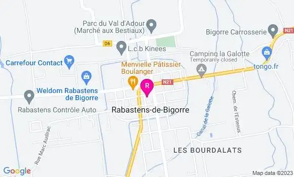Localisation Restaurant  Le Margoton