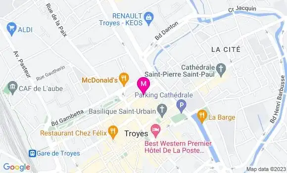 Localisation Restaurant  Comptoir des Halles