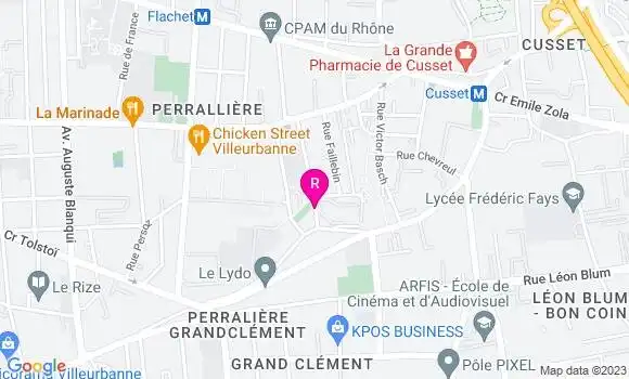 Localisation Pizzeria L