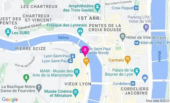 Localisation Restaurant  Zappo