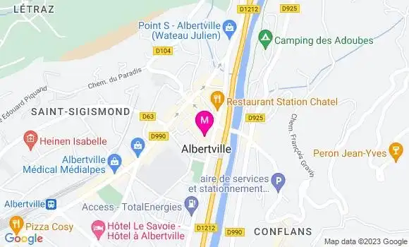 Localisation Restaurant  L