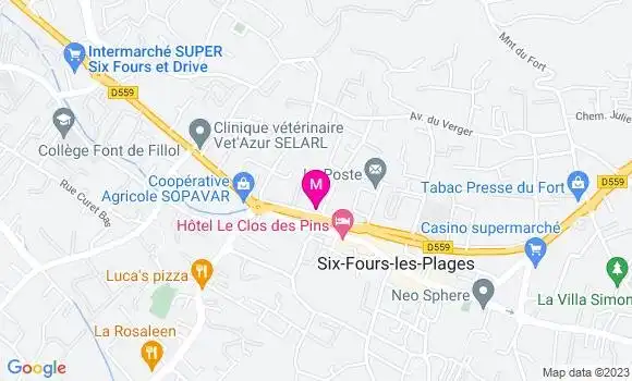 Localisation Restaurant  Manon des Sources