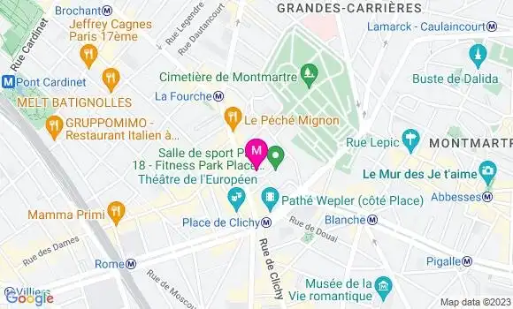 Localisation Le Bal Café Otto
