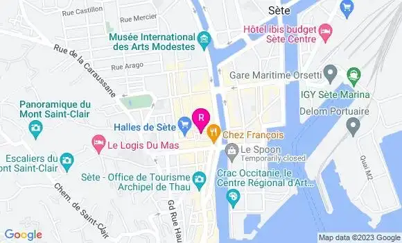 Localisation Restaurant  La Boca