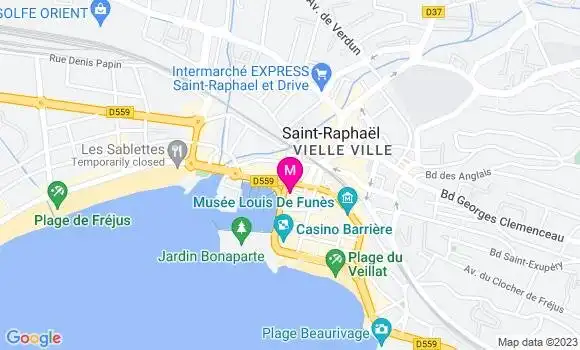 Localisation Restaurant  Quai Sud