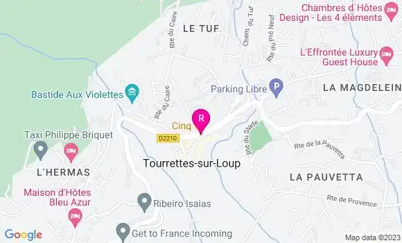 Localisation Restaurant  Le Dix