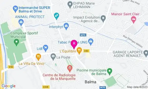 Localisation Restaurant  L