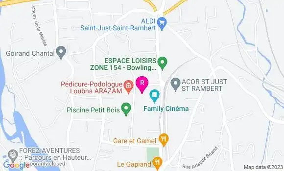 Localisation Restaurant  Au Chapeau Melon