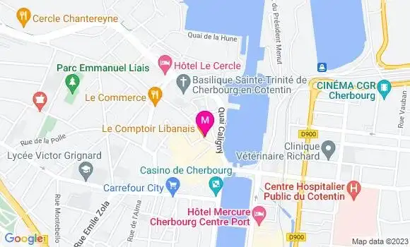 Localisation Restaurant Libanais Le Comptoir Libanais