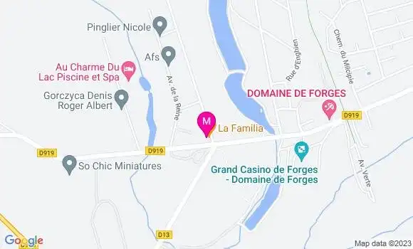 Localisation Restaurant  La Familia