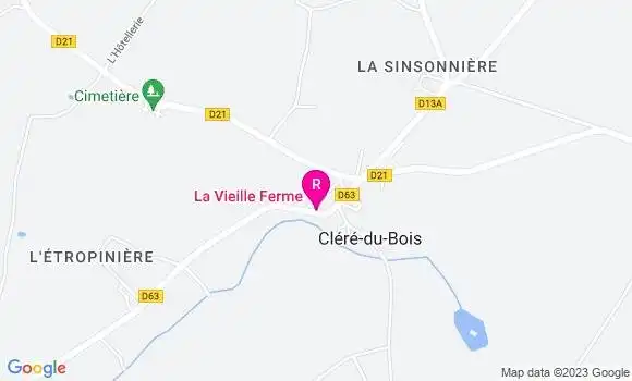 Localisation Restaurant Bar Le Brennou