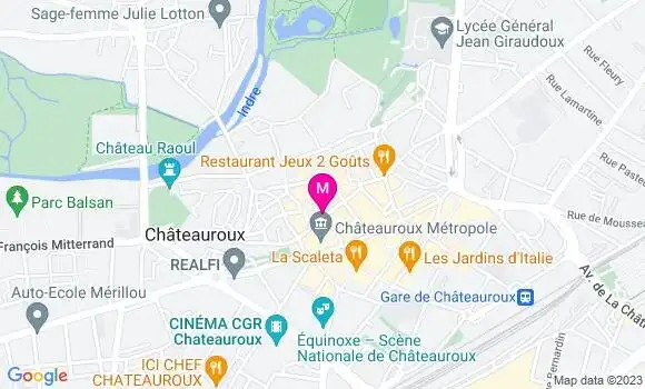 Localisation Restaurant Bar Le Café Moustache