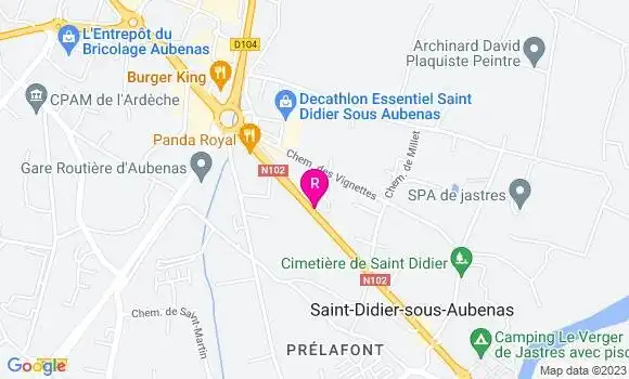 Localisation Restaurant  La Maison