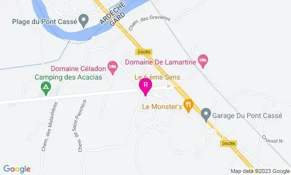 Localisation Restaurant  Le 6ème Sens