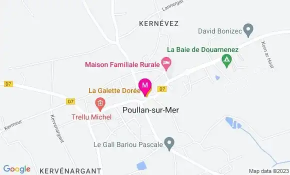 Localisation Crêperie La Galette Dorée