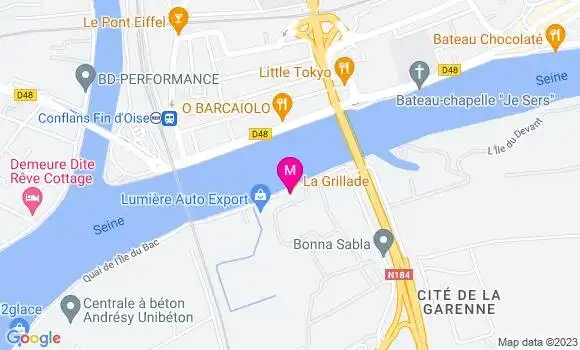 Localisation Restaurant Grill La Grillade