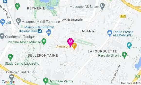 Localisation Restaurant  La Source du Nil
