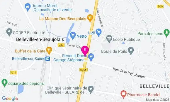 Localisation Restaurant  La Régalade