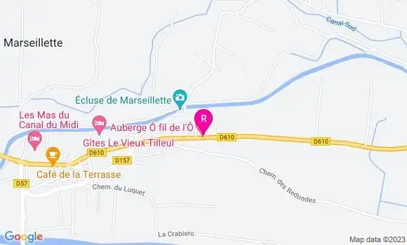 Localisation Auberge Ô Fil de l