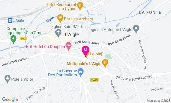 Localisation Restaurant  Le Maj