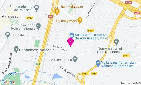 Localisation Restaurant  Taj Bollywood