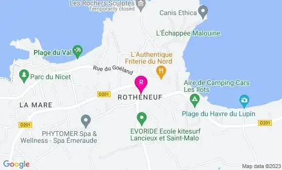 Localisation Crêperie La Marie Cécile