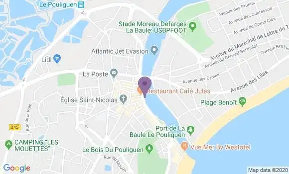 Localisation Café Jules