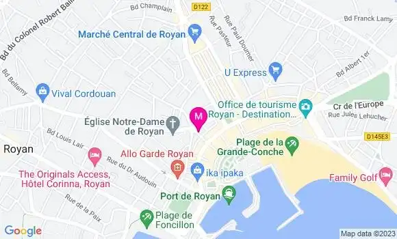 Localisation Restaurant  La Table Notre Dame