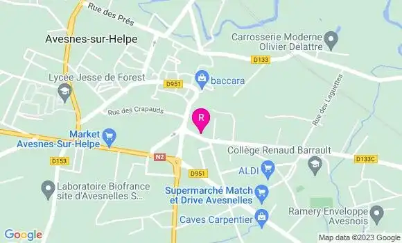 Localisation Restaurant  Le Mathys