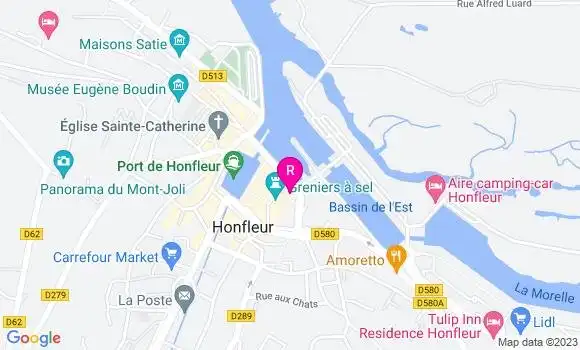 Localisation Restaurant  La Grenouille