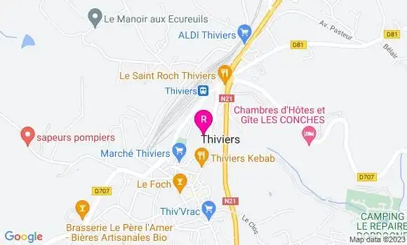 Localisation Restaurant  L