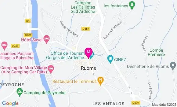 Localisation Pizzeria La Fringale