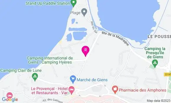 Localisation Restaurant  La Mandra