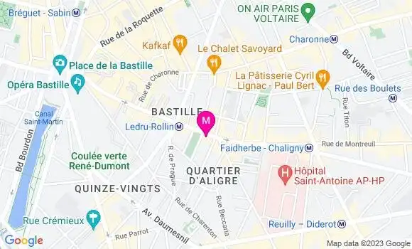 Localisation Restaurant  Paris New York