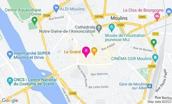 Localisation Restaurant  Auvergne Prestige