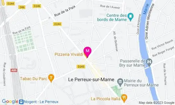 Localisation Pizzeria Vivaldi