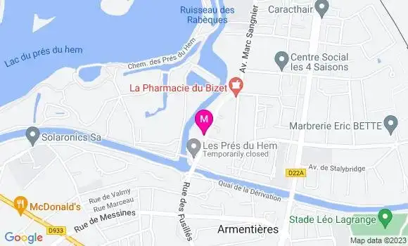 Localisation Restaurant  La Tentation du Renard