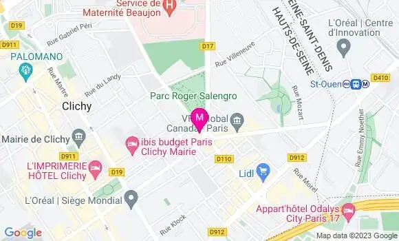 Localisation Brasserie Le Parc