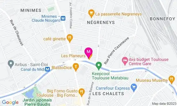 Localisation Restaurant  Les Planeurs