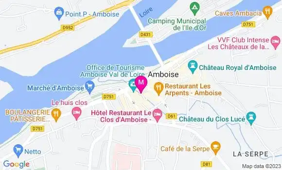 Localisation Restaurant  La Fourchette