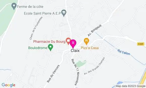 Localisation Bistrot Le Carpe Diem