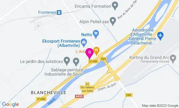 Localisation Restaurant  Le Pont